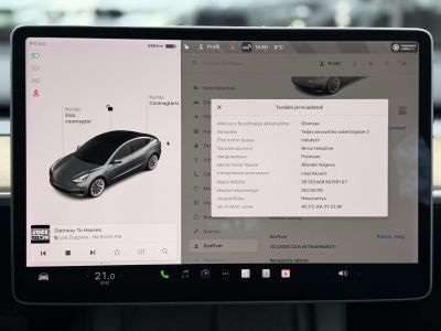 TESLA MODEL 3 Long Range AWD (Automata) 95e km. garanciális. mátrix LED. hőszivattyú. premium hifi