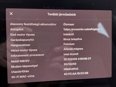 TESLA MODEL 3 Long Range AWD (Automata) mátrix LED. garanciális. hőszivattyú. premium hifi. 500km-es hatótáv!