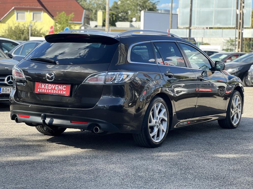 MAZDA 6 Sportkombi 2.5 GTA BOSE hifi. Gyári fényezés. Téli-nyári garnitúra. 1.5T horog. Legjobb ár!