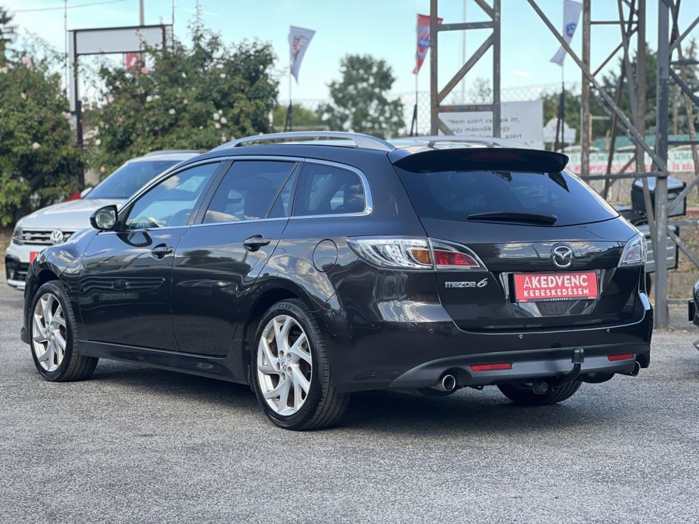 MAZDA 6 Sportkombi 2.5 GTA BOSE hifi. Gyári fényezés. Téli-nyári garnitúra. 1.5T horog. Legjobb ár!