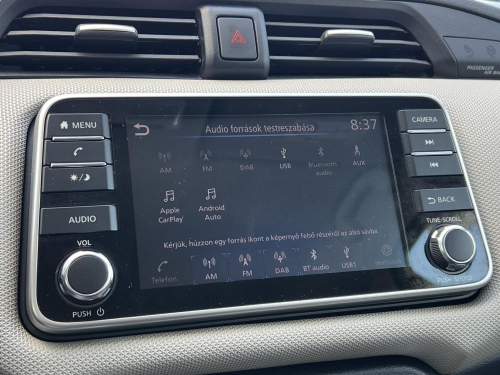 NISSAN MICRA 1.0 IG-T Visia+ Xtronic Magyarországi. 1 tulajdonos. Balesetmentes Teljes szerviztörténet!