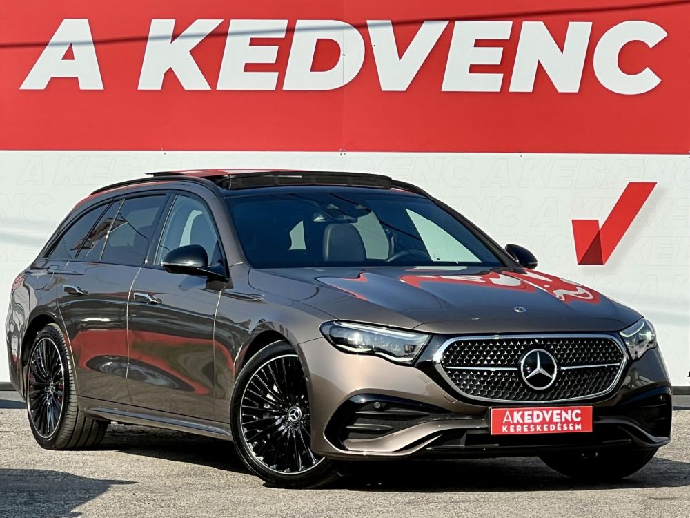 MERCEDES-BENZ E 300 e T 9G-TRONIC Plug-in hybrid AMG. 4D Burmester hifi 3DX2 kijelző Panorámatető Masszázs ülések!