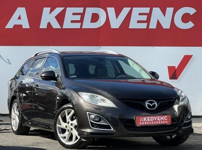 MAZDA 6 Sportkombi 2.5 GTA BOSE hifi. Gyári fényezés. Téli-nyári garnitúra. 1.5T horog. Legjobb ár!