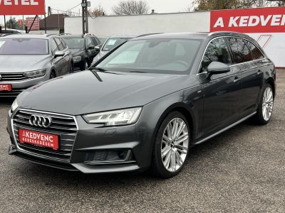 AUDI A4 Avant 3.0 TDI Sport quattro Tiptronic ic S-line LED Virtual Cockpit Távtartó Memória Kamera Vonóhorog Szervizelt!