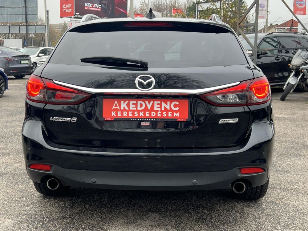 MAZDA 6 Sportkombi 2.2 CD Revolution Top (Automata) Sávtartó Head-up Napfénytető Fehér bőr Tolatókamera F1 Váltó!