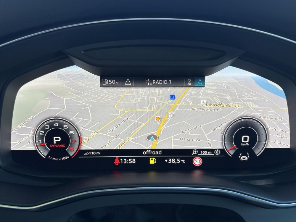AUDI A6 55 TFSI Sport quattro S-tronic 97e km. LED Virtual Cockpit Memória Vajbőr Kamera Távtartó Sávtartó