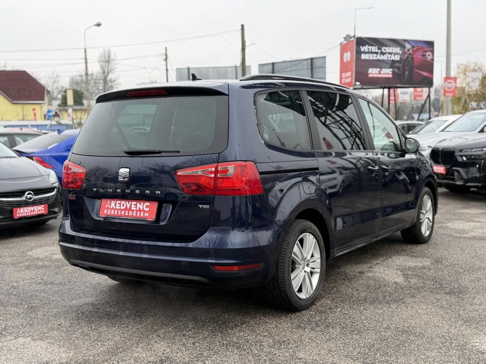 SEAT ALHAMBRA 2.0 CR TDI Style DSG [7 személy] Panorámatető Ülésfűtés Adaptív futómű Világos belső Frissen szervizelt!