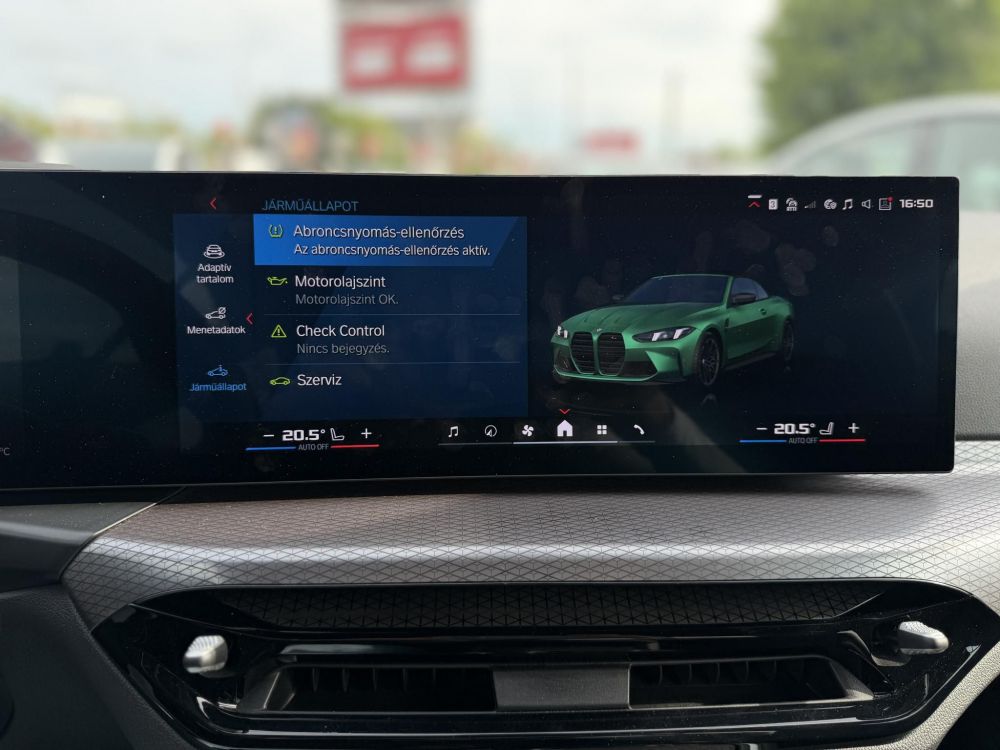 BMW M4 Competition M xDrive (Automata) ÁFÁS! sérülésmentes. premium selection garancia. HUD. harman/kardon