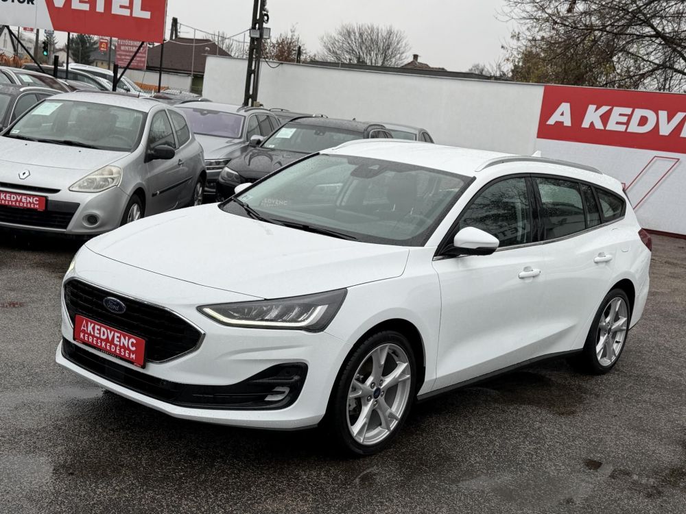 FORD FOCUS 1.0 EcoBoost Titanium Style 19e km. ÁFÁS ÁR! LED Carplay Ülésfűtés Kormányfűtés Táblafelismerő