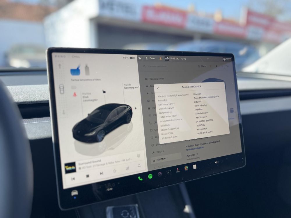 TESLA MODEL 3 Long Range AWD (Automata) HIGHLAND 26e km. hőszivattyű. gyári garancia 2032-ig!