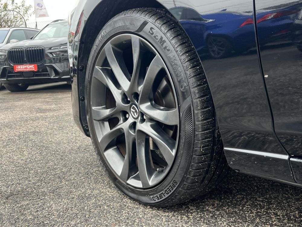 MAZDA 6 Sportkombi 2.2 CD Revolution Top (Automata) Sávtartó Head-up Napfénytető Fehér bőr Tolatókamera F1 Váltó!
