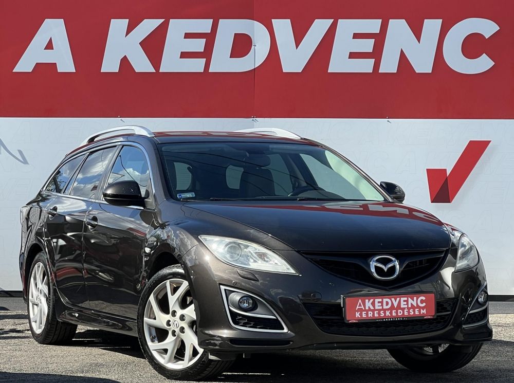 MAZDA 6 Sportkombi 2.5 GTA BOSE hifi. Gyári fényezés. Téli-nyári garnitúra. 1.5T horog. Legjobb ár!