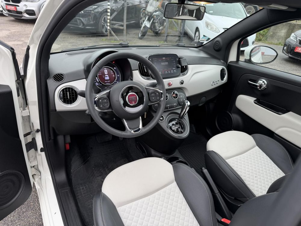 FIAT 500 1.2 8V Star Dualogic 12e km. Magyarországi Panorámatető Téli-nyári kerék Újszerű állapot!