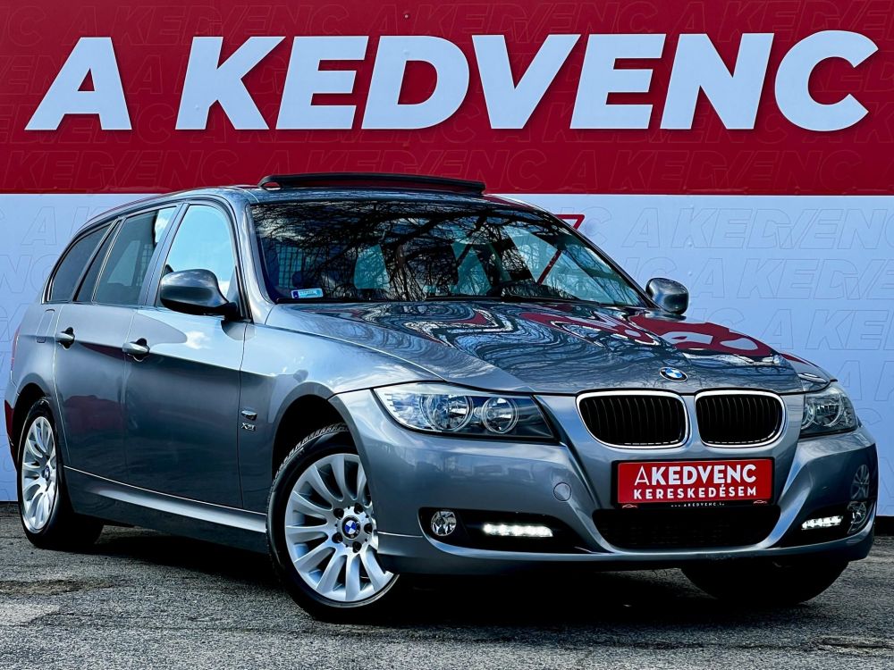 BMW 320d xDrive Touring (Automata) Bordó bőr belső.153e km. M.o.-i. panoráma tető ülésfűtés frissen szervizelt!