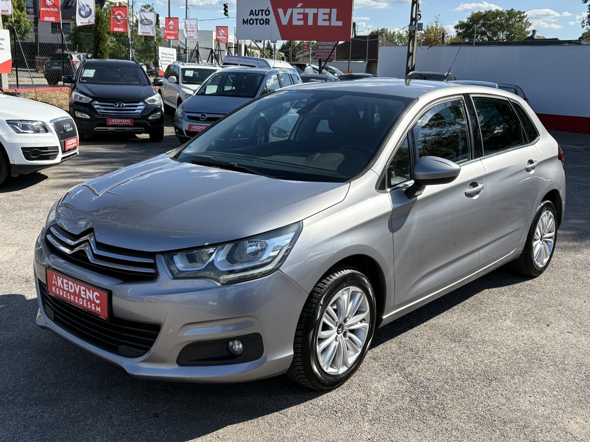 CITROEN C4 1.6 BlueHDi Profi Feel Klíma Tempomat Bluetooth Carplay TGK!