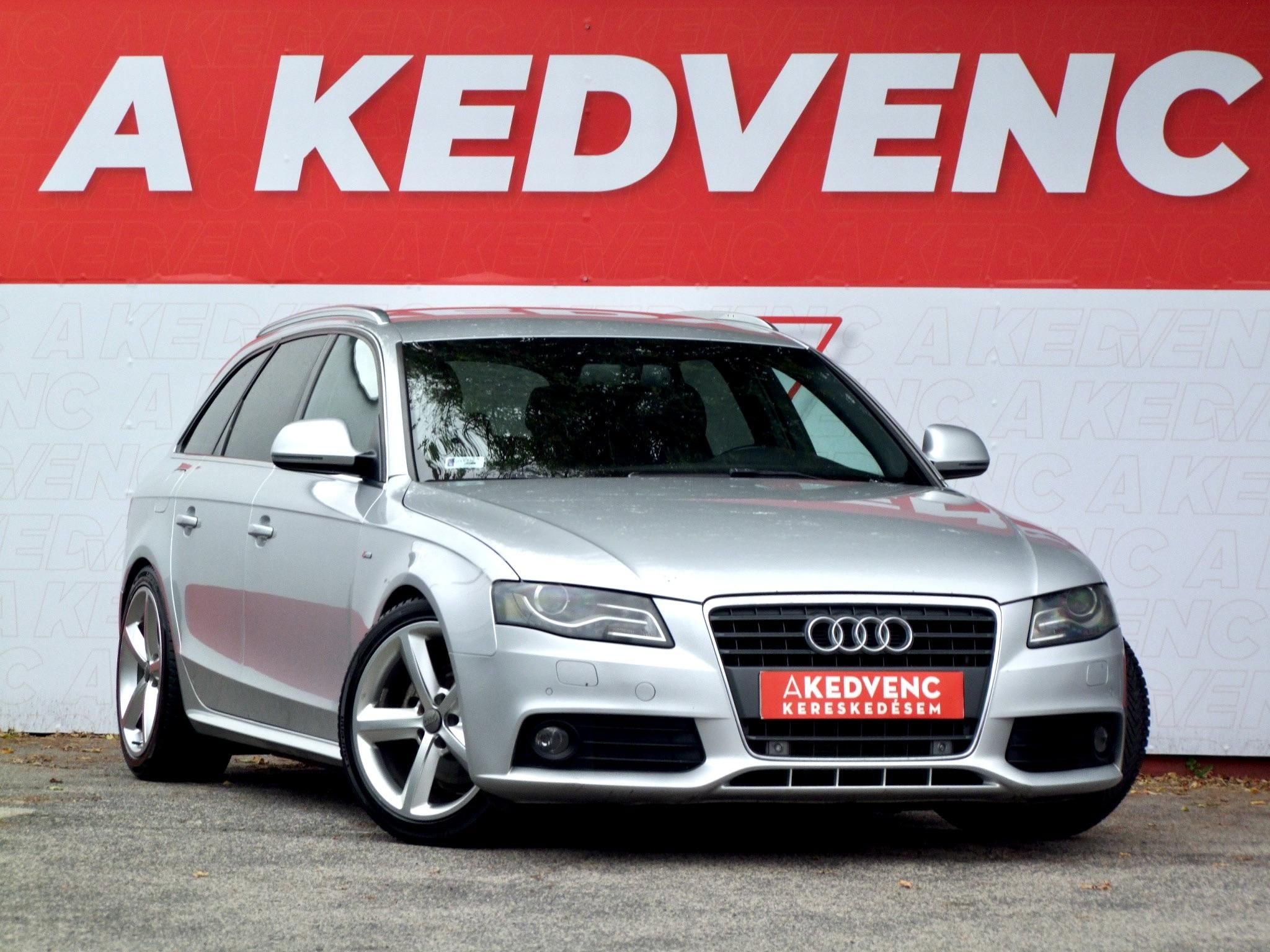 AUDI A4 Avant 2.0 TDI DPF S-line Klíma Tempomat Bluetooth Navi 6 sebességes!