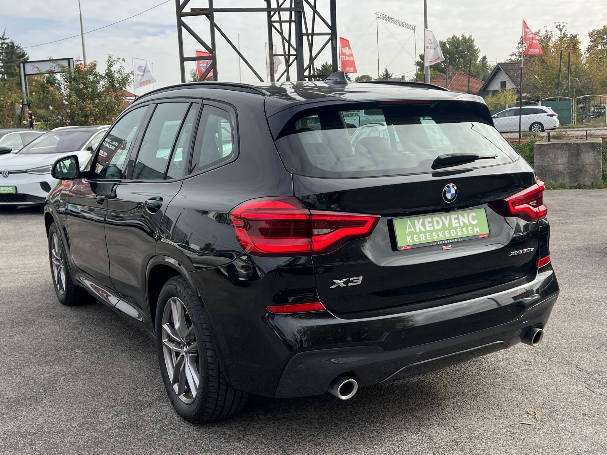 BMW X3 xDrive30e M Sport (Automata) Frissen szervizelt. Adaptív LED 360 kamera HUD Carplay Lejtmenet