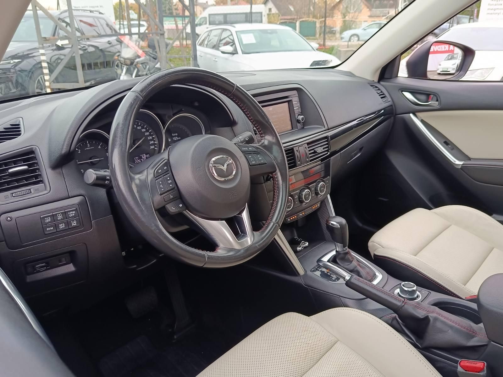 MAZDA CX-5 2.2 CD Revolution 4WD SD (Automata) Napfénytető Vajbőr Memória BOSE Ülésfűtés Sávtartó Keyless