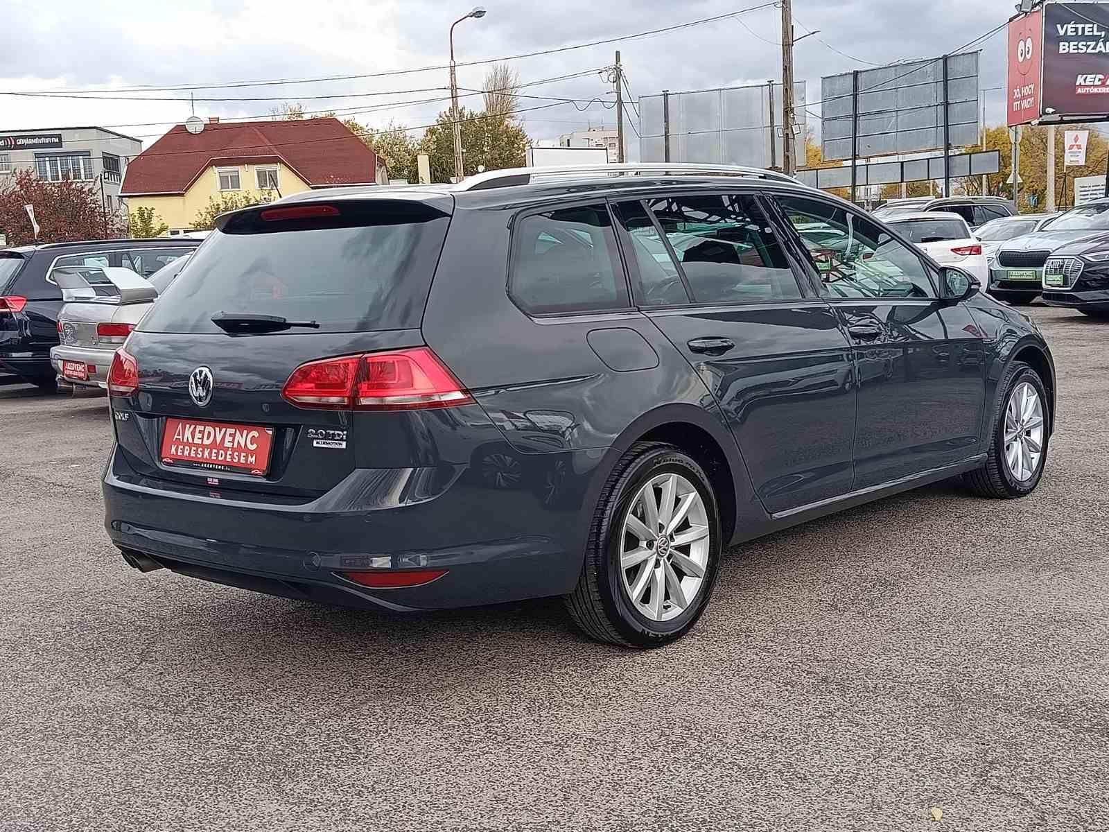 VOLKSWAGEN GOLF VII Variant 2.0 TDI BMT Comfortline Euro 6 Lounge Tempomat Digitklíma Ülésfűtés Bluetooth