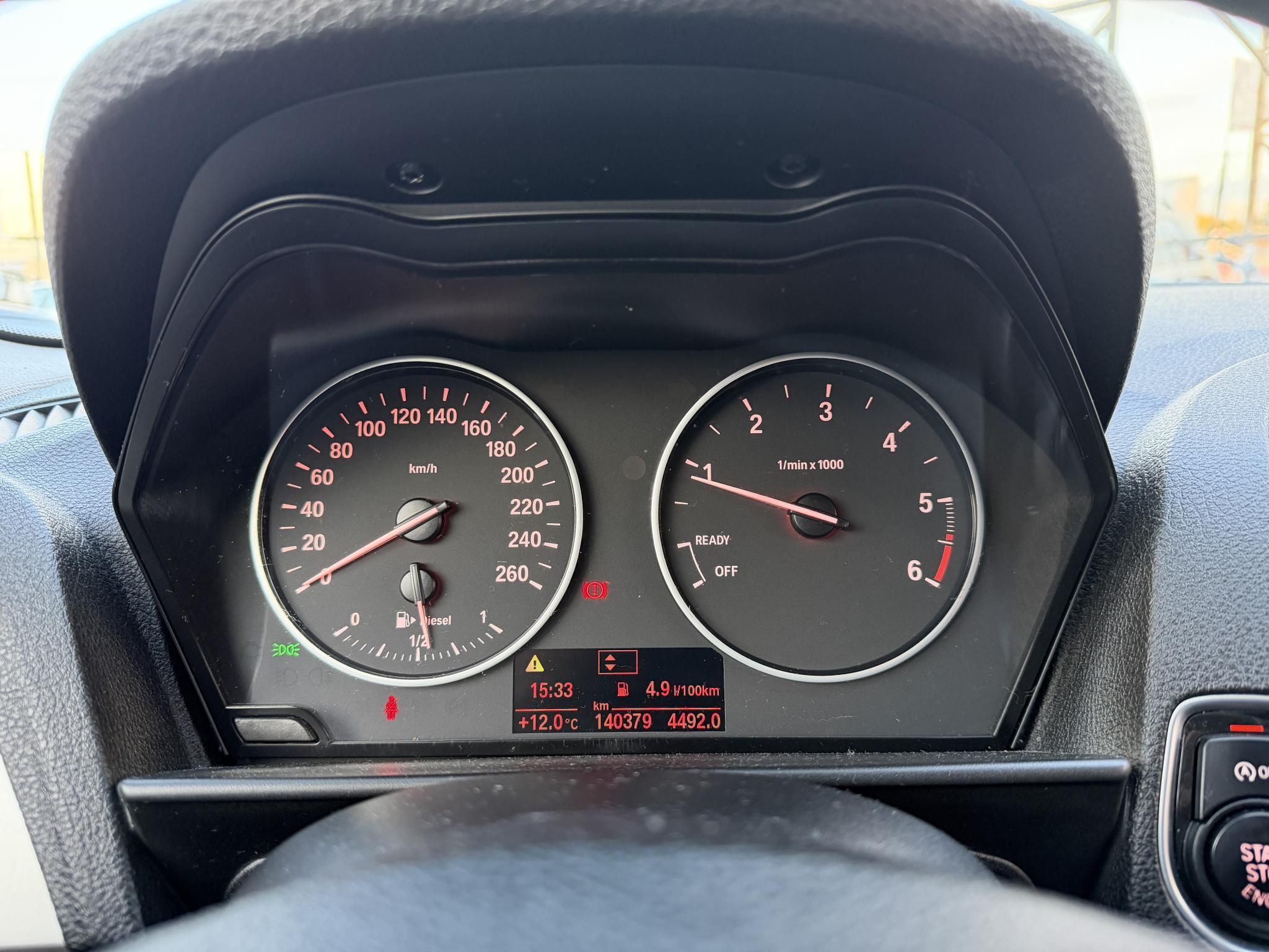 BMW 114d 140e km. Klíma Bluetooth 5L/100km!