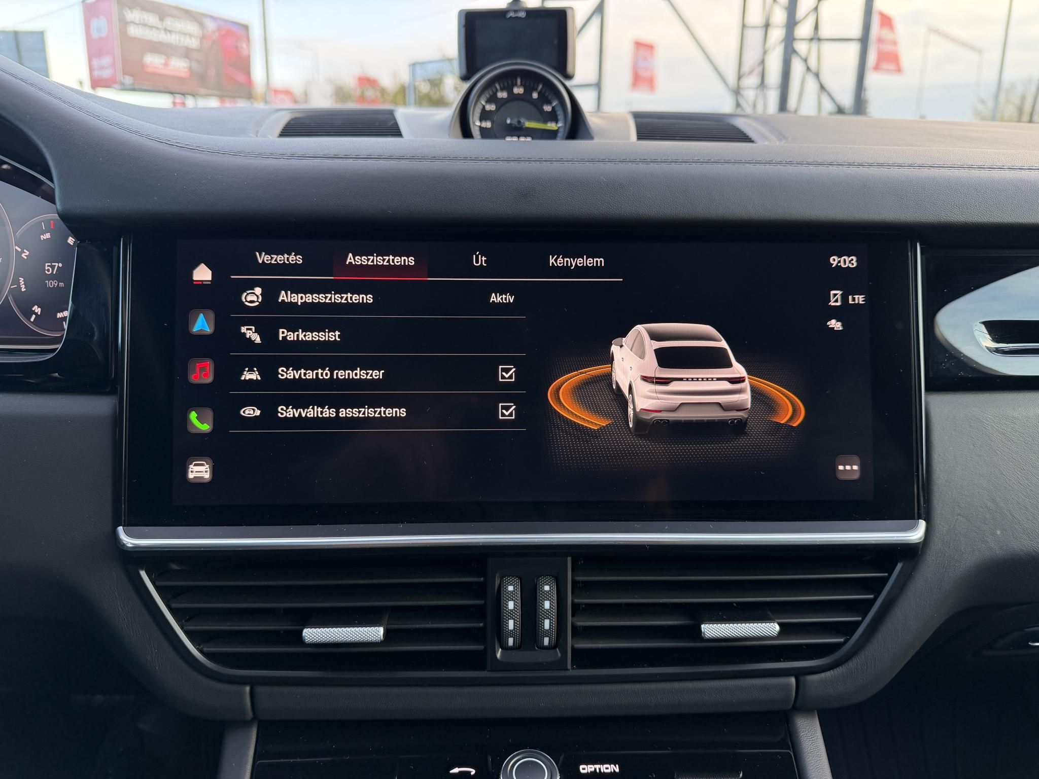 PORSCHE CAYENNE Coupé E-Hybrid Tiptronic ic 48e km. Sérülésmentes. 2027.12-ig zöld rendszám