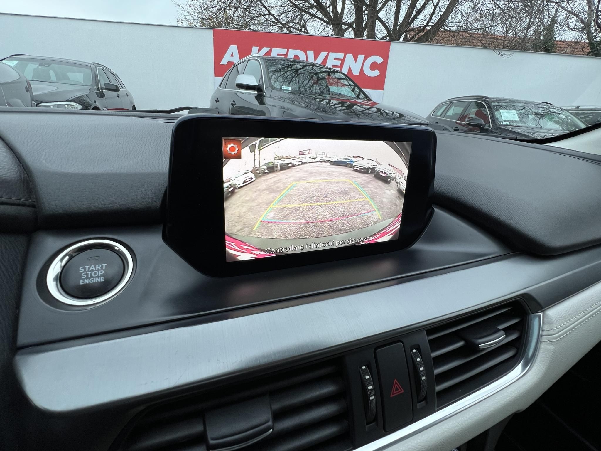 MAZDA 6 Sportkombi 2.2 CD Revolution Top (Automata) Sávtartó Head-up Napfénytető Fehér bőr Tolatókamera F1 Váltó!