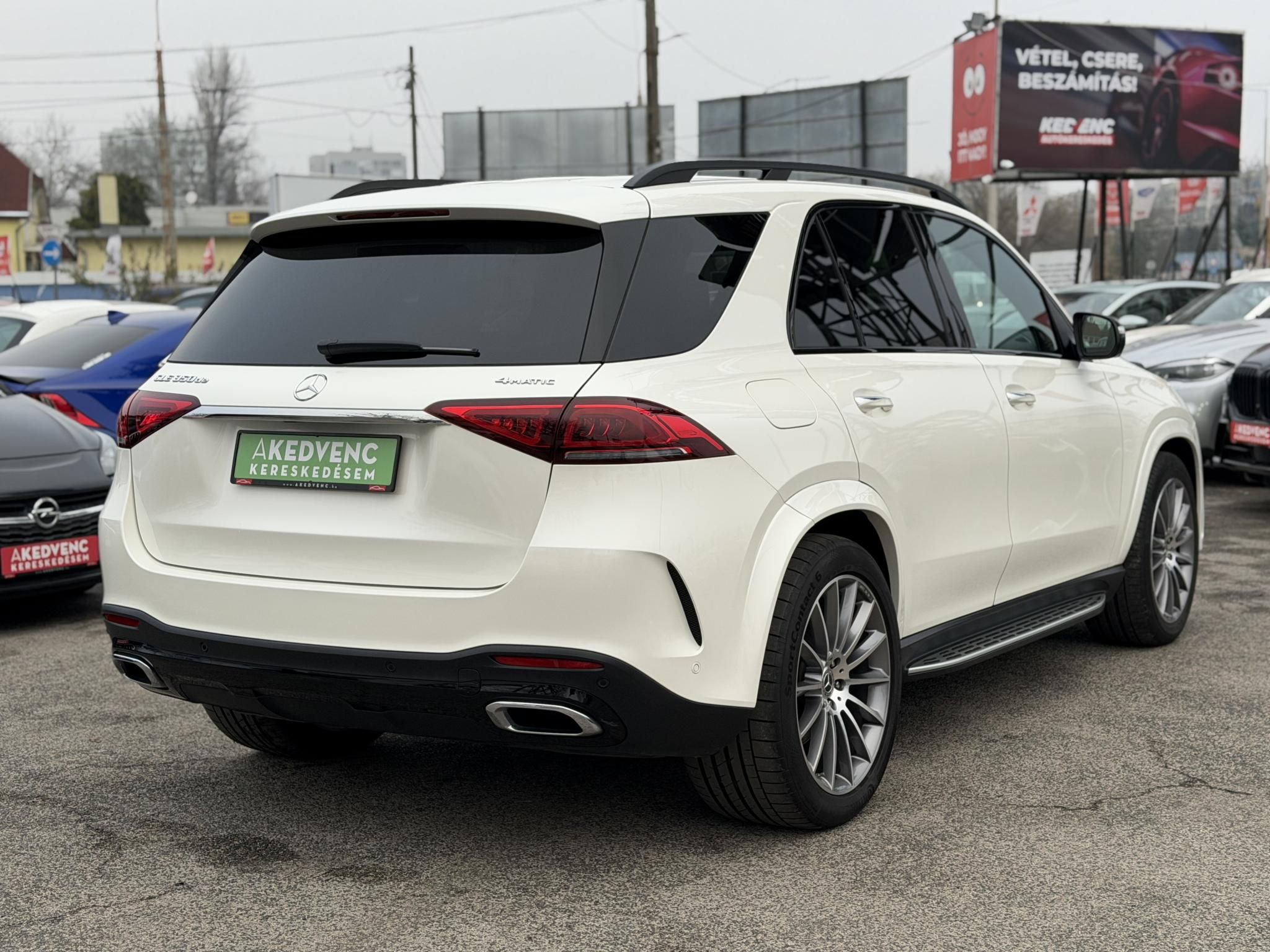 MERCEDES-BENZ GLE 350 de 4Matic 9G-TRONIC Plug-in hybrid AMG csomag. LED Burmester Távtartó Táblafelismerő Holttér Sávtartó Carplay