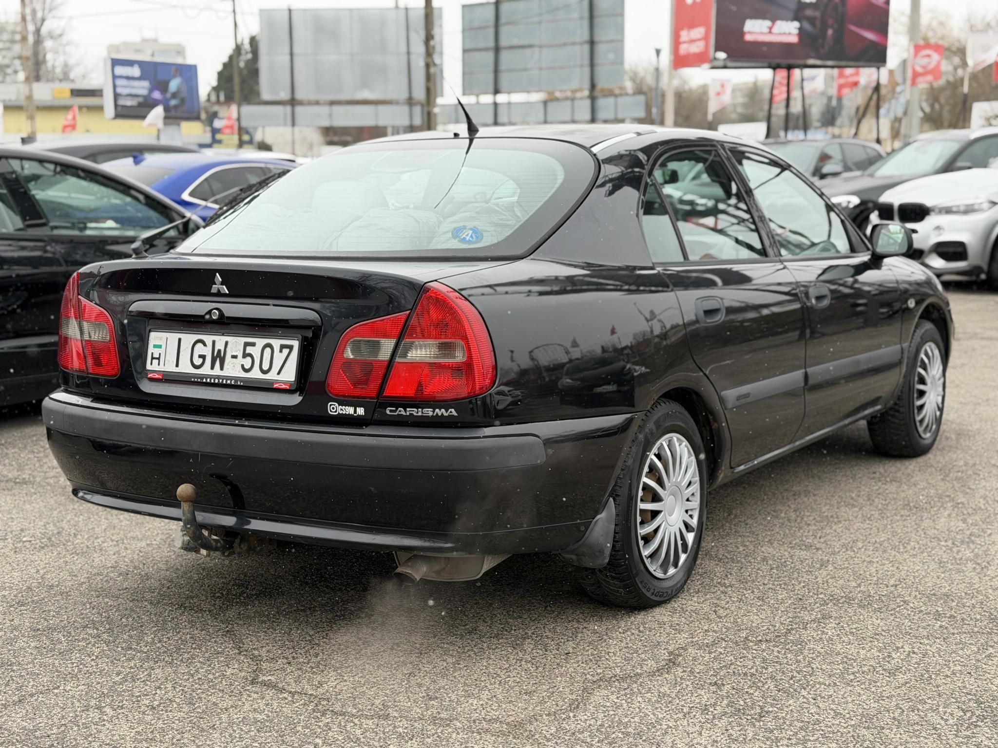 MITSUBISHI CARISMA 1.6 Classic Klima Magyarországi Vonóhorog Téli-nyári kerék garnitúra Friss műszaki vizsga!