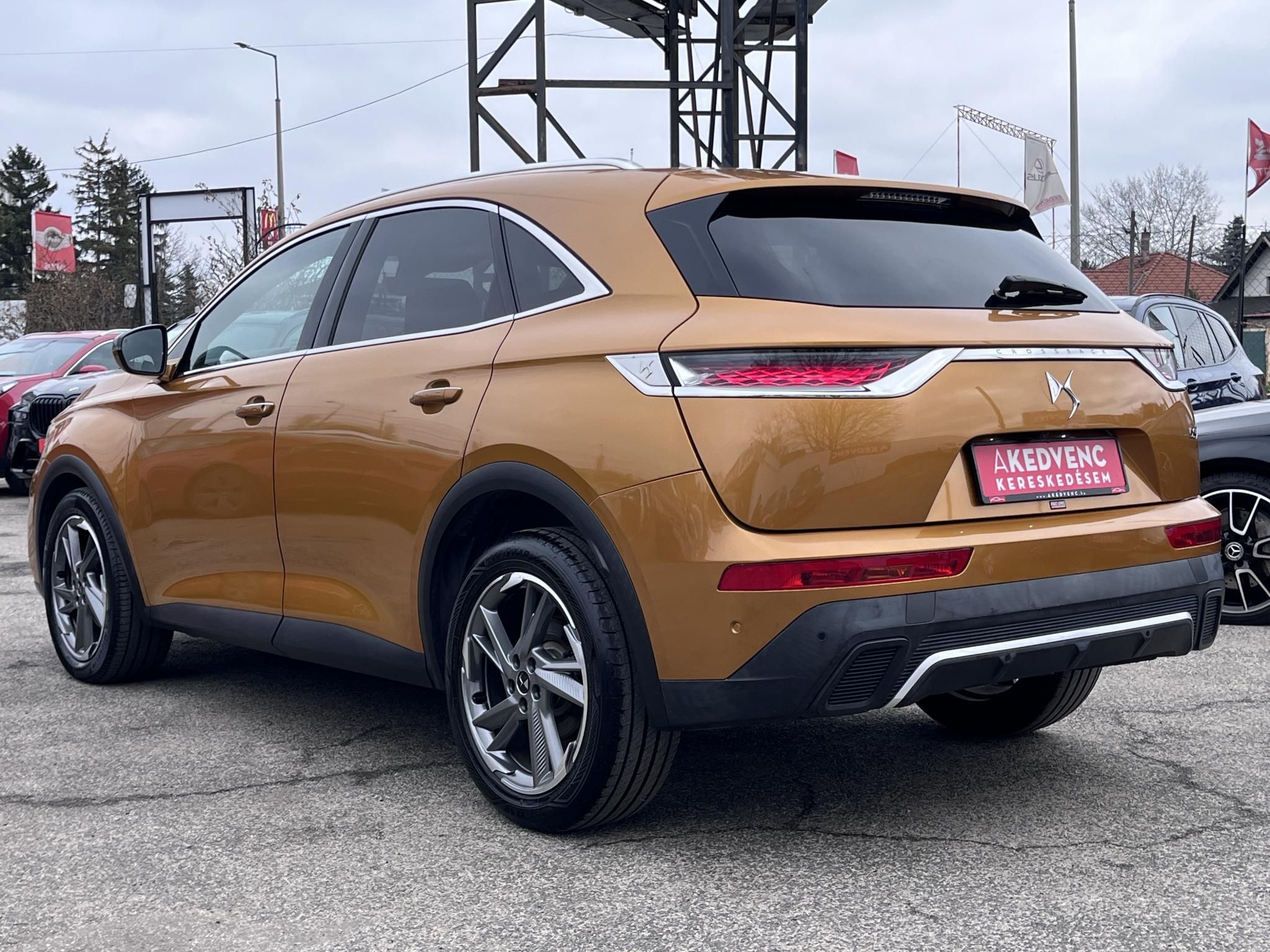 DS DS 7 Crossback 1.5 BlueHDi Rivoli S&S EAT8 Prémium felszereltség. Mátrix LED fényszórók