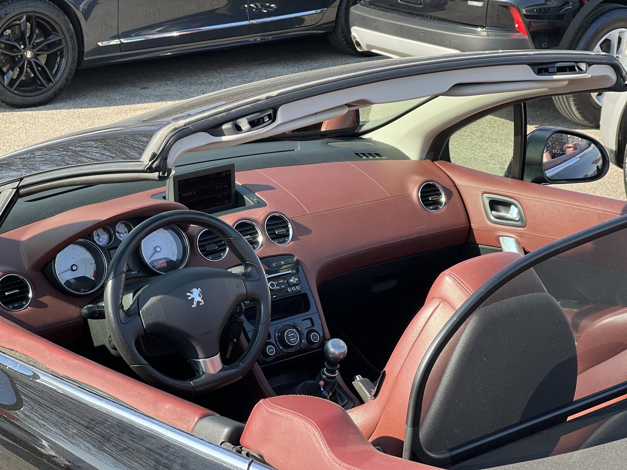 PEUGEOT 308 CC 1.6 THP Premium Pack 91e km. Magyarországi. memóriás ülés. ülésfűtés. barna bőr. vezérlés cserélve!