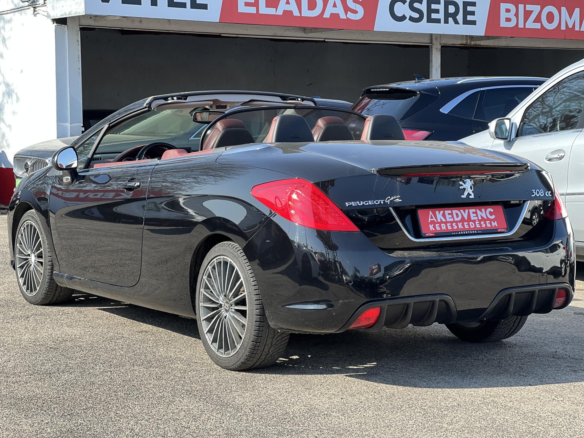 PEUGEOT 308 CC 1.6 THP Premium Pack 91e km. Magyarországi. memóriás ülés. ülésfűtés. barna bőr. vezérlés cserélve!