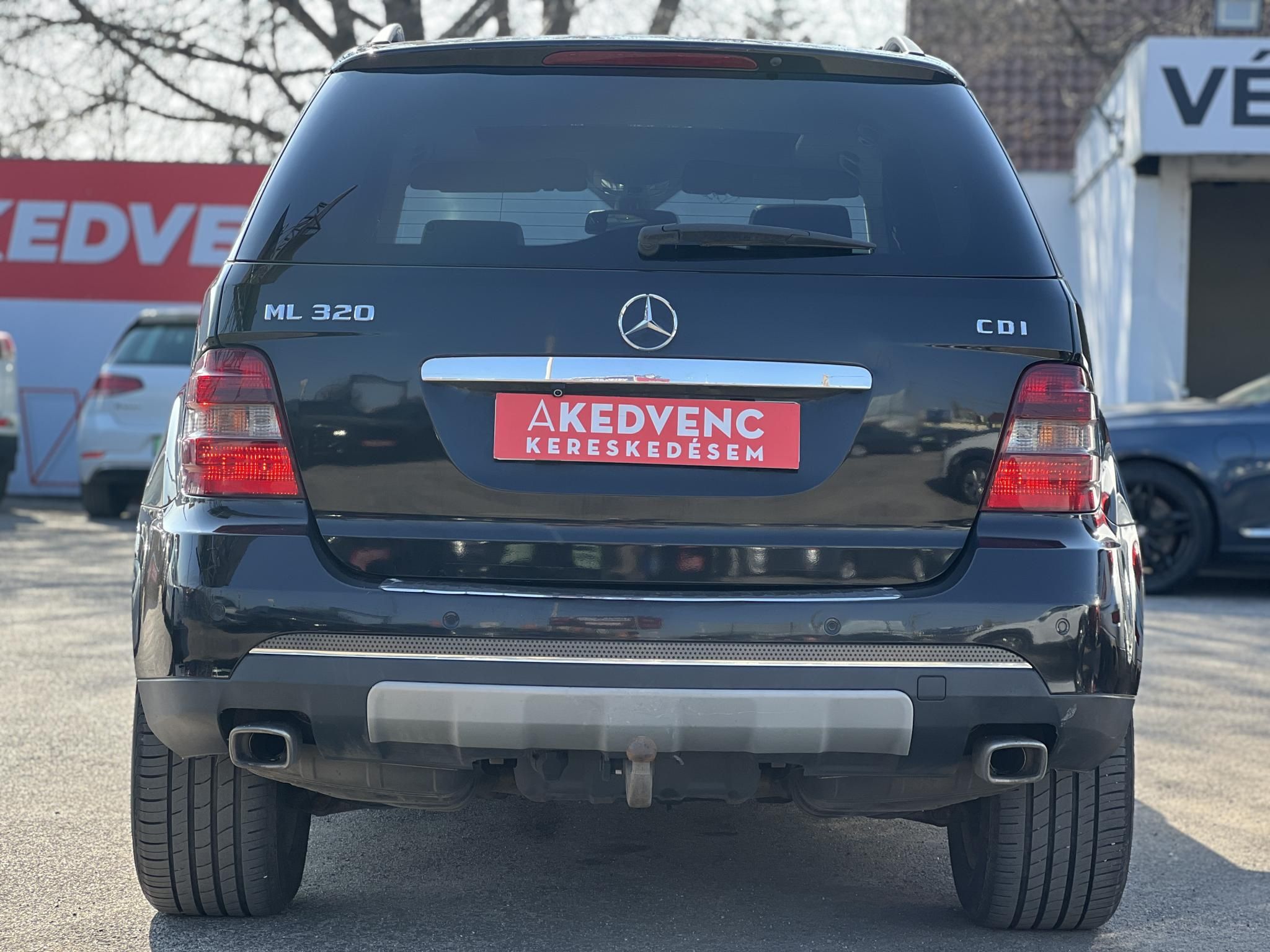 MERCEDES-BENZ ML 320 CDI (Automata) 4MATIC 3.5T vonóhorog. napfénytető. ülésfűtés. nem légrugós!