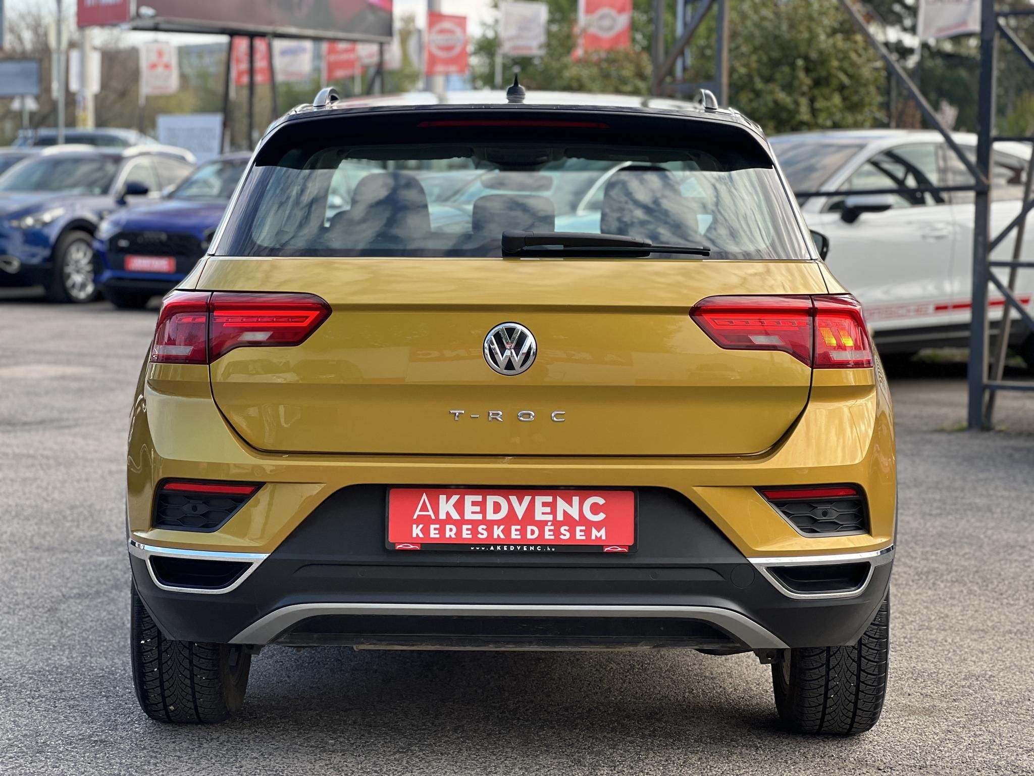 VOLKSWAGEN T-ROC 1.5 TSI ACT Style DSG 140e km. M.-o.i. távolságtartó. sávtartó. navigáció. ülésfűtés. CARPLAY!
