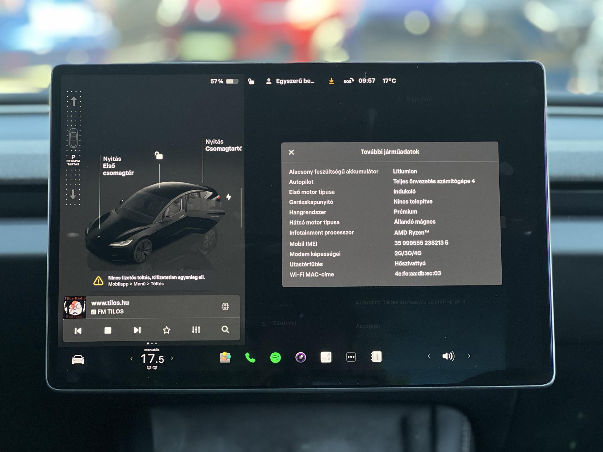 TESLA MODEL 3 Long Range AWD (Automata) HIGHLAND 130e km. AMD Ryzen. hőszivattyú. akár 600km hatótáv!