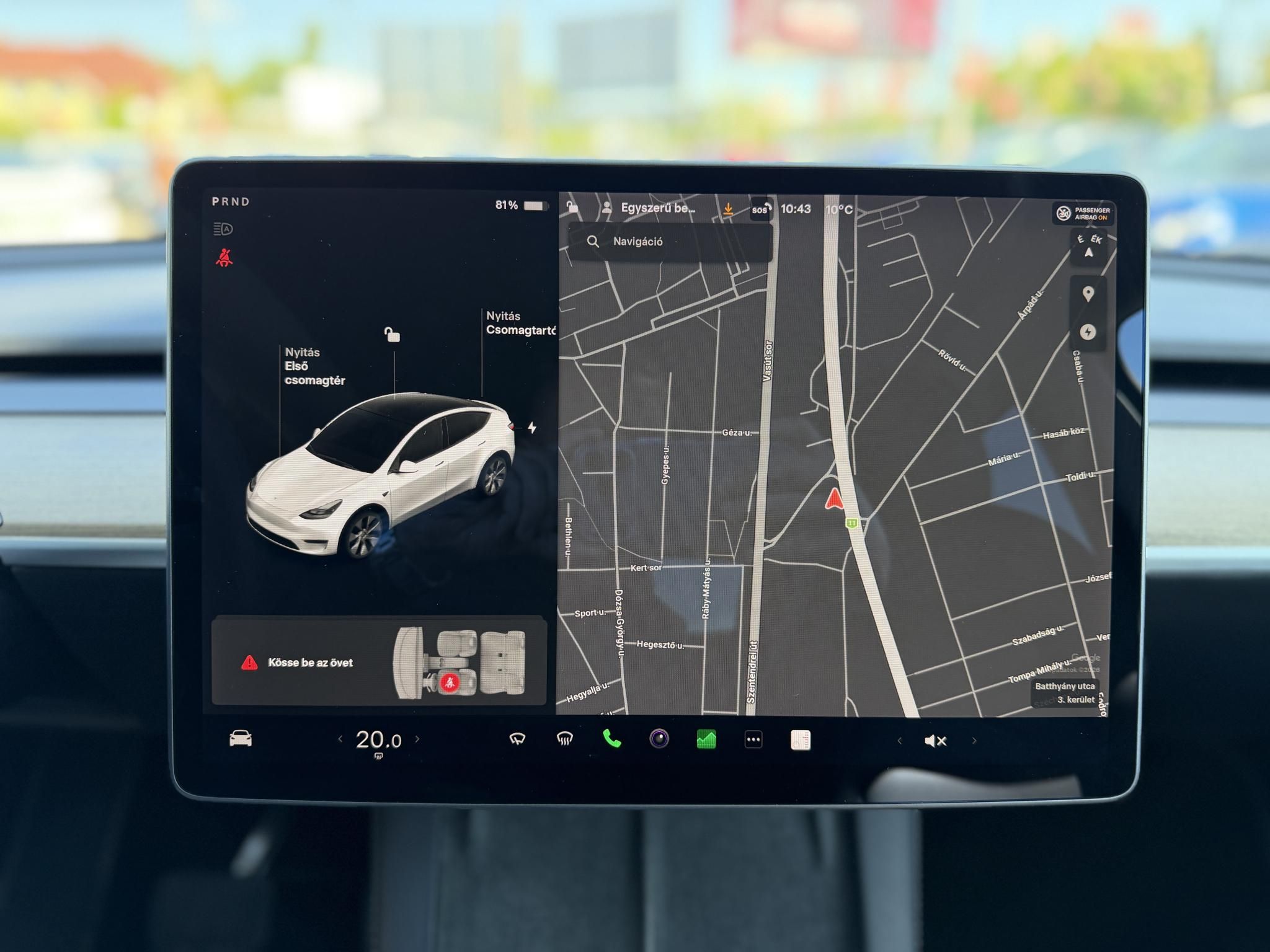 TESLA MODEL Y Long Range AWD (Automata) 159e km. mátrix LED. hőszivattyú. garanciális akkumulátor és hajtás!