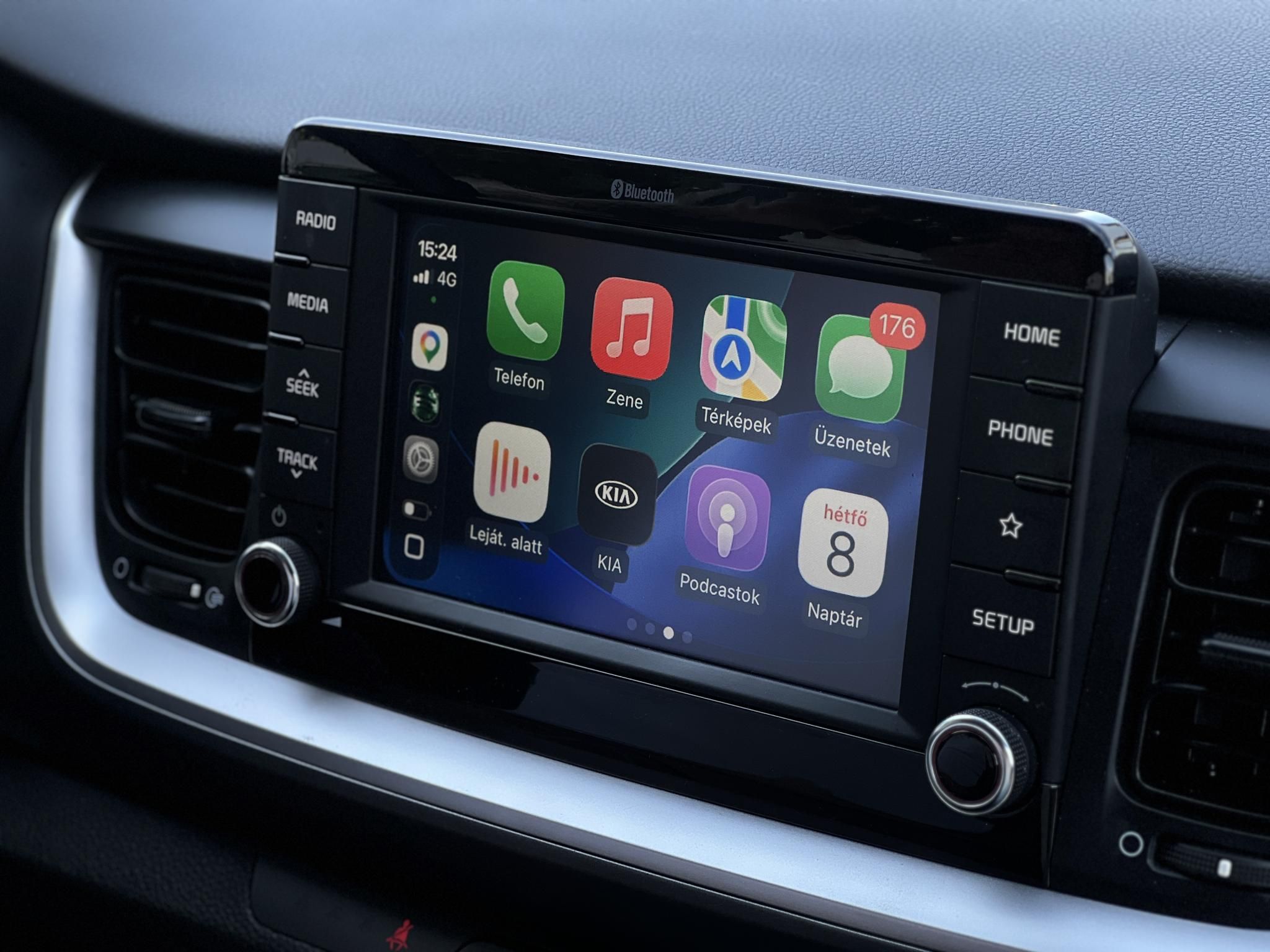 KIA STONIC 1.25 MPI Style 63e km. Magyarországi. Gyári fényezés. Végig vezetett szervizkönyv!
