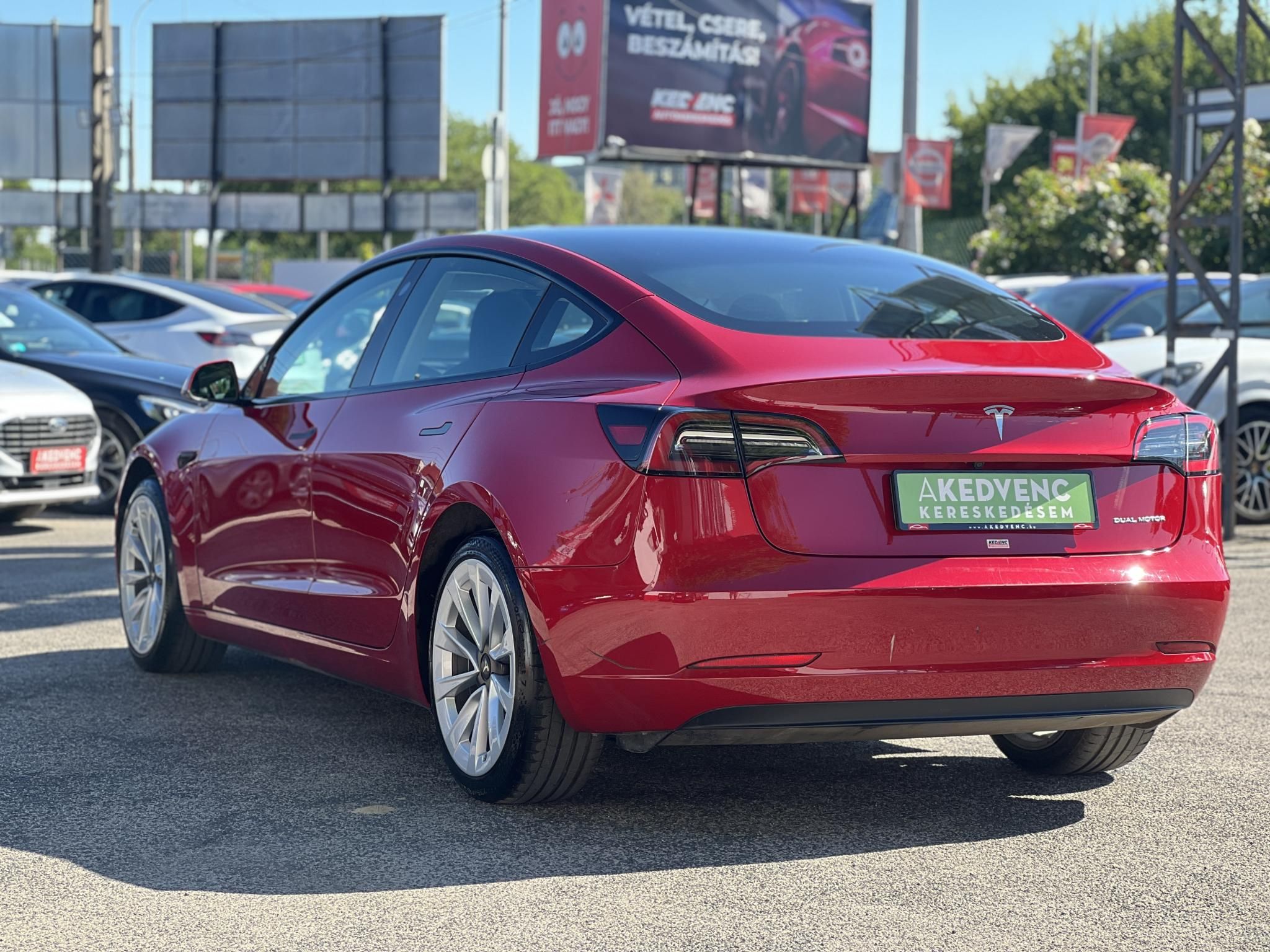 TESLA MODEL 3 Long Range AWD (Automata) 79e km. mátrix LED. hőszivattyú. AMD Ryzen. garanciális!