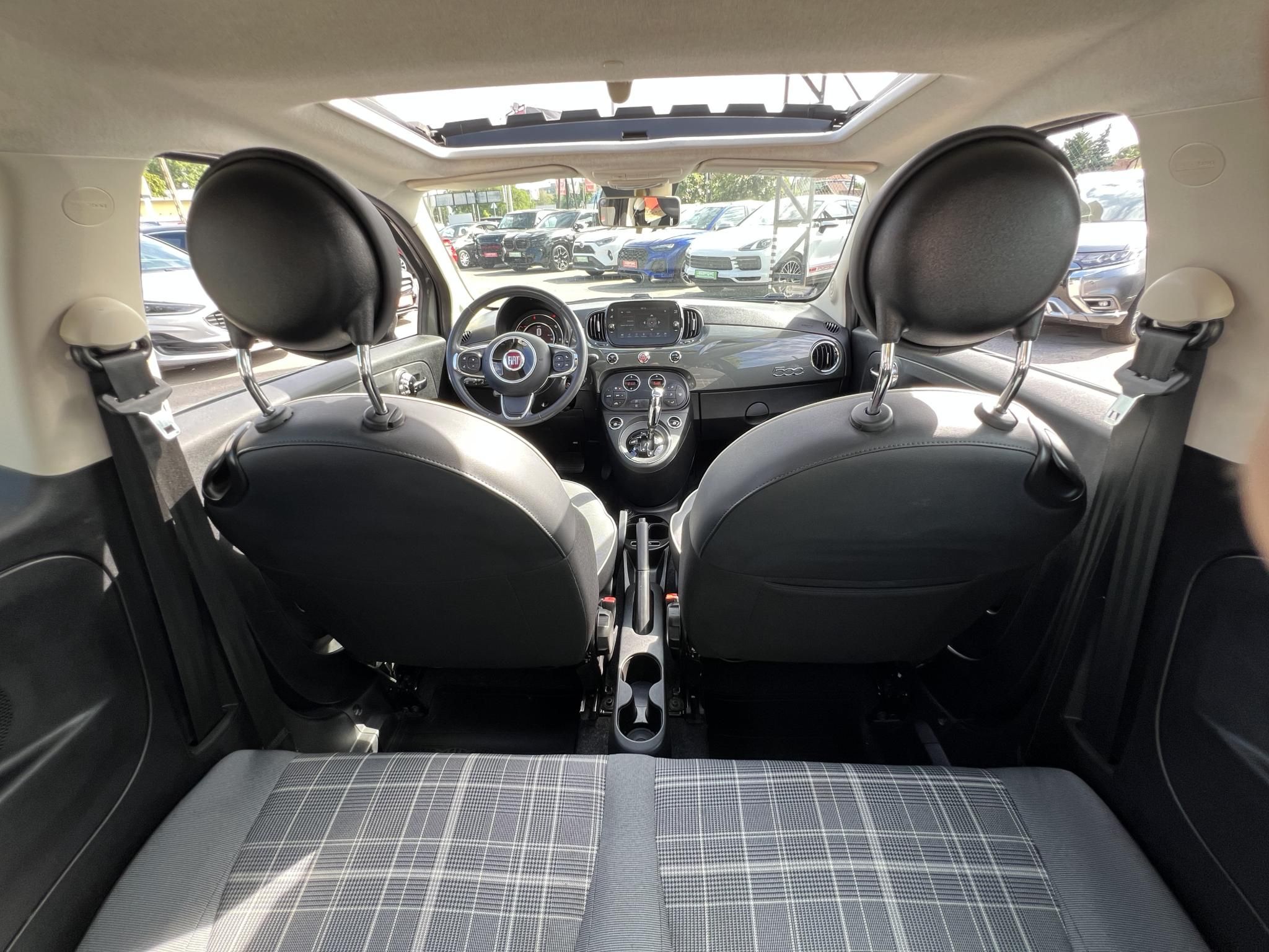 FIAT 500 500C 1.2 8V Lounge Dualogic 51e km. M.o.-i. Automata. Gyári fényezés. Végig vezetett szervizkönyv!