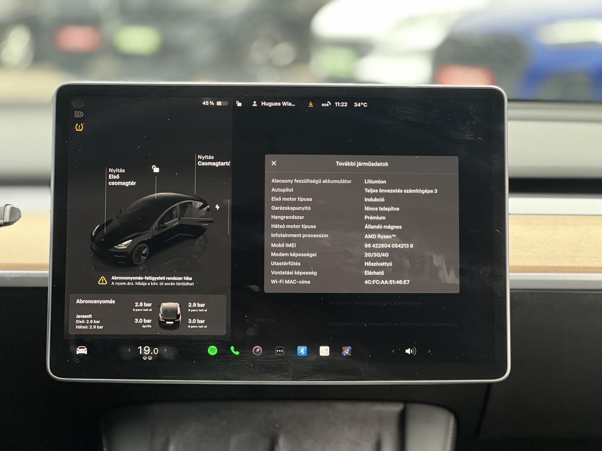 TESLA MODEL 3 Long Range AWD (Automata) Ryzen proci. 510 km hatótáv. garancia!