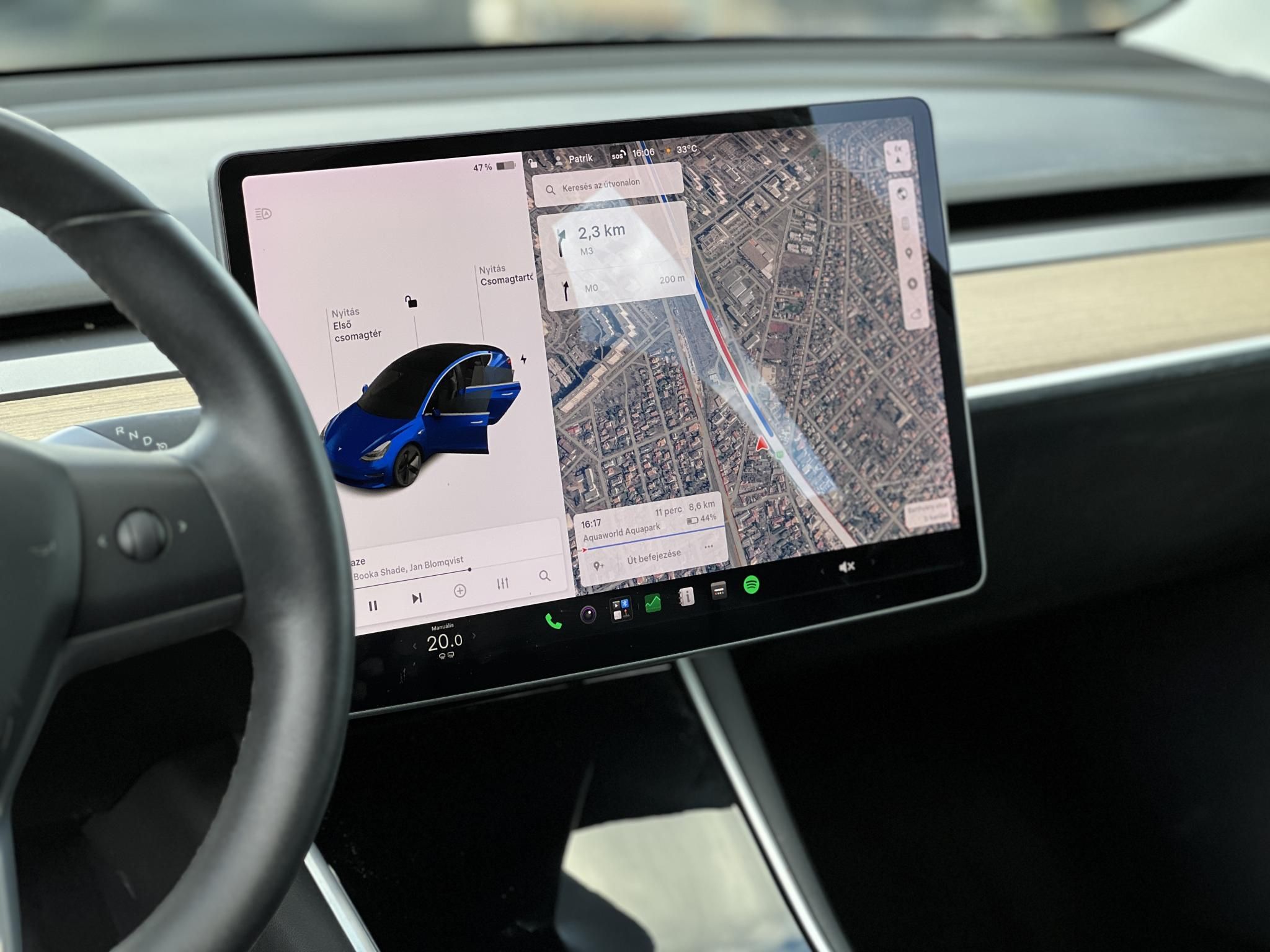 TESLA MODEL 3 Standard Range Plus Aut 123e km. garanciális akkumulátor és hajtás. magyar rendszámos!